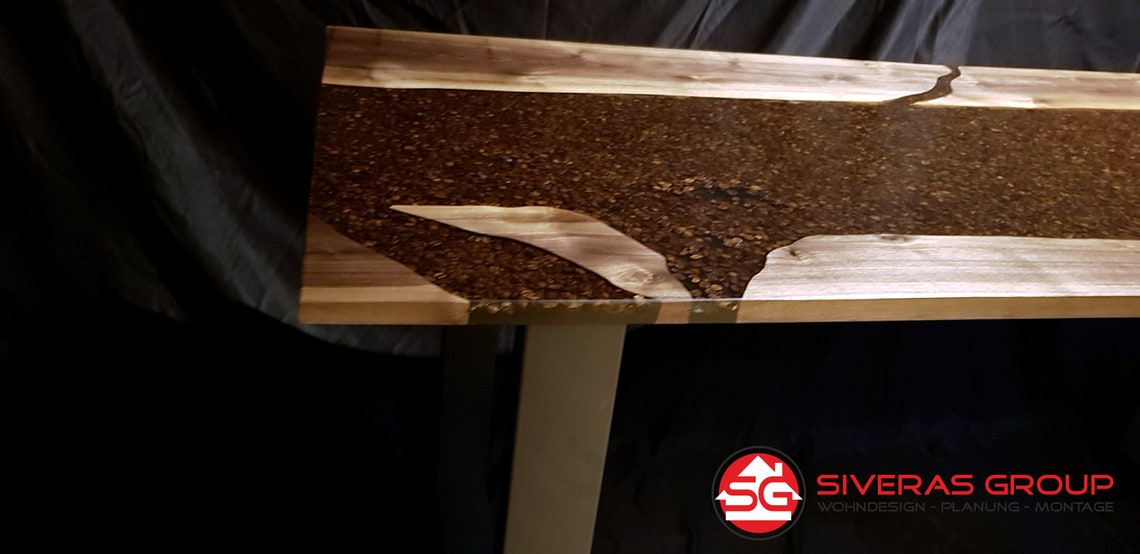Coffee Beans Epoxy Table Home Deco Etsy