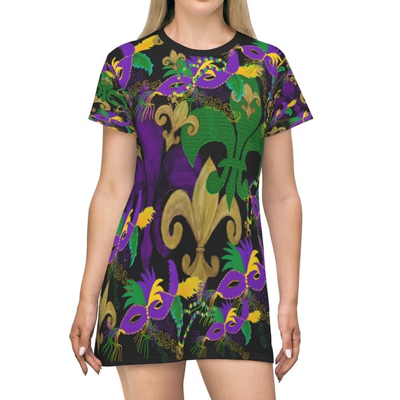 Mardi gras t shirt dresses hotsell