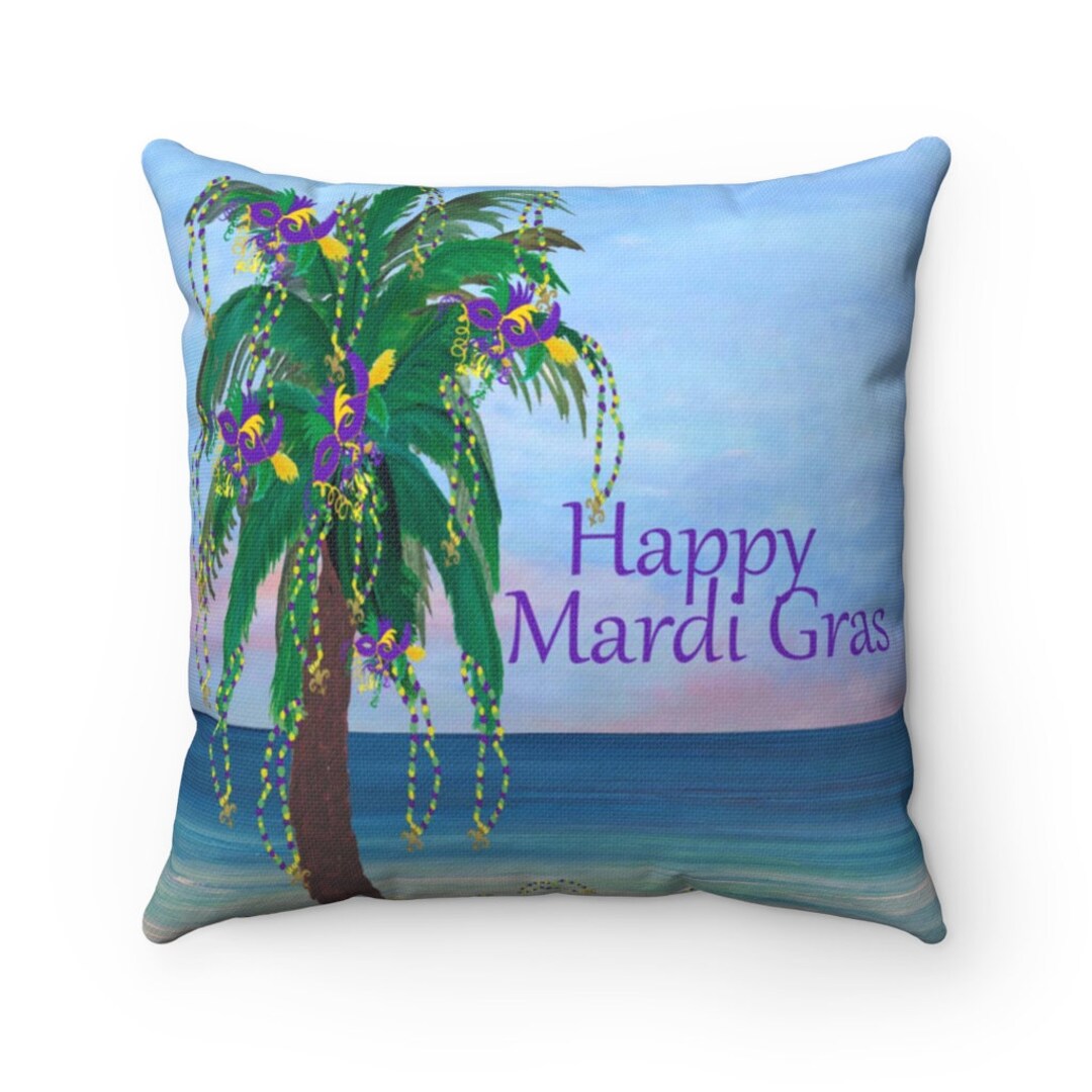 mardi gras palm tree