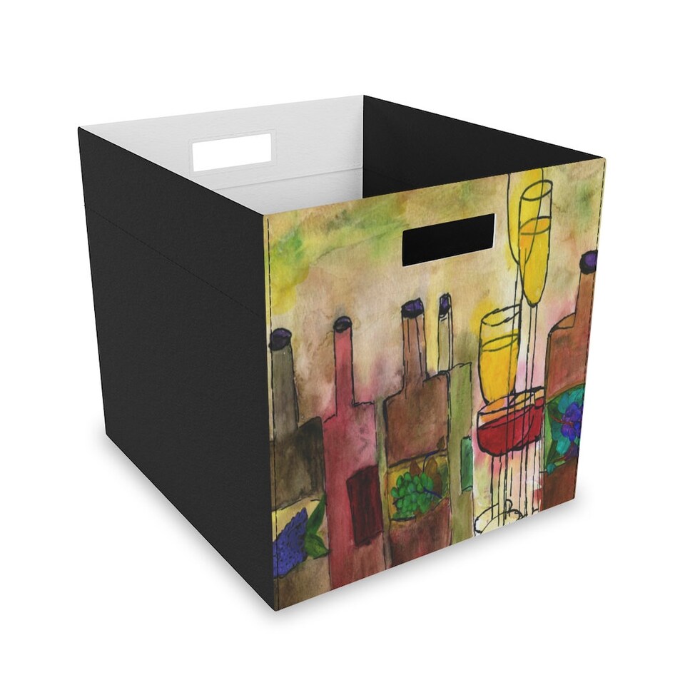 Discover Tuscany wine Felt Storage Box