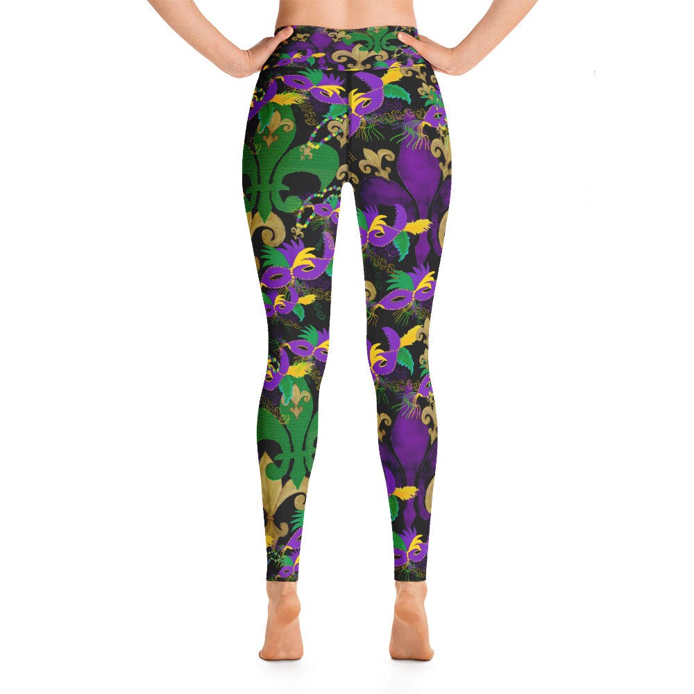 Mardi gras snowball leggings cheap