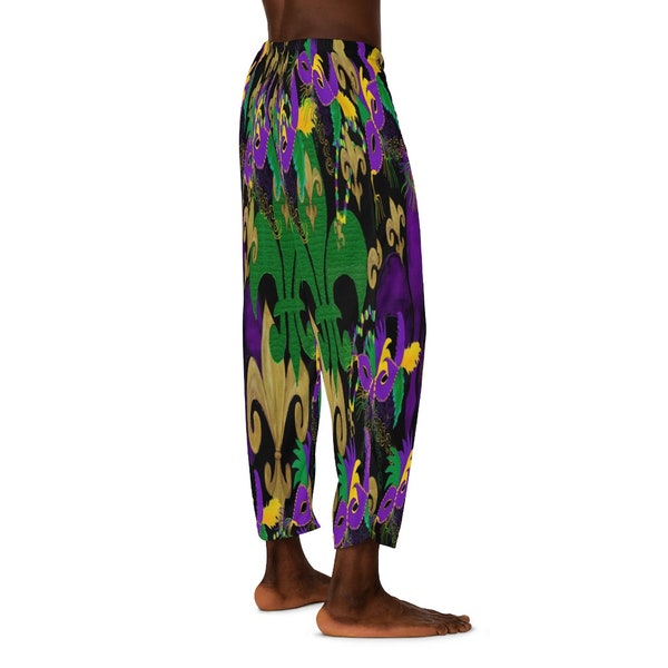 mardi gras sweat pants