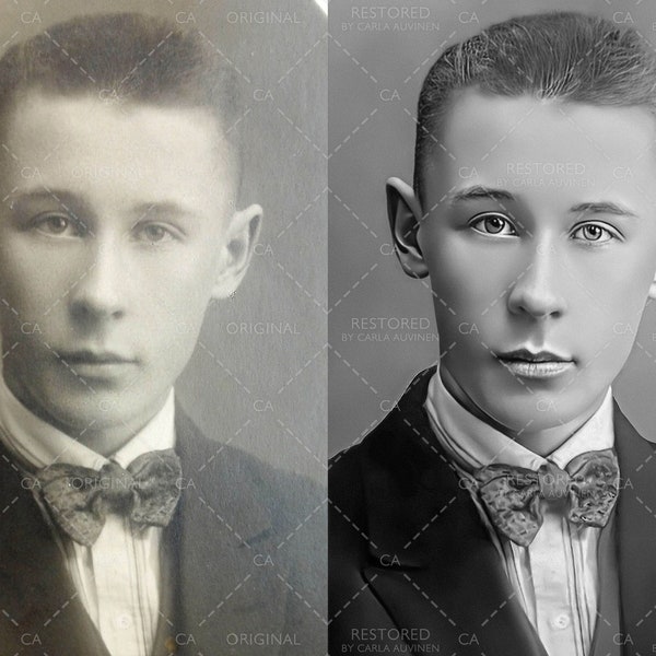 Photo Restoration Etsy