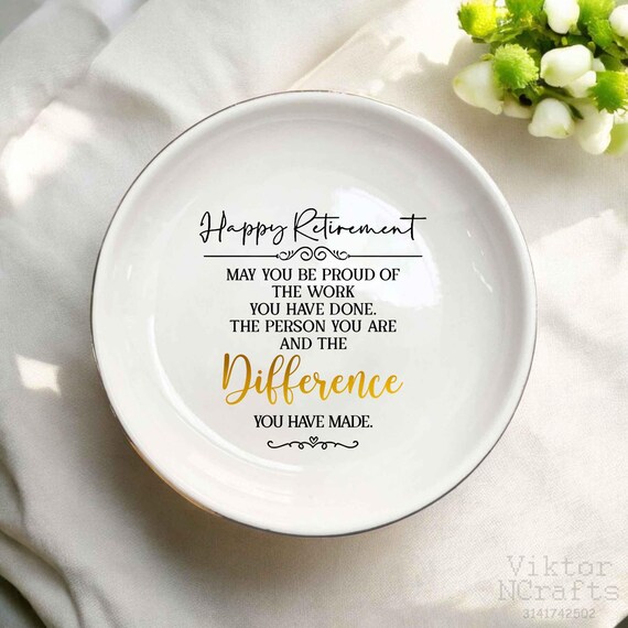 Retirement Gift For Women - Funny Weekly Schedule Jewelry Tray, Ring Dish For Mom, Grandma, Teacher, Coworker - View #9
