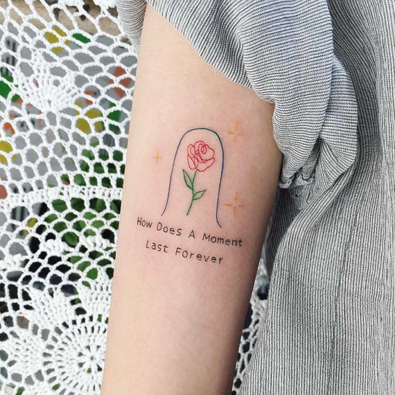 Citation Dinspiration Tatouage Temporaire En Direct Un Etsy France