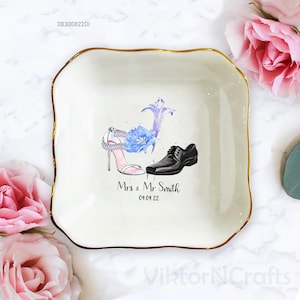 Engagement Ring Dish-Wedding Ring Dish-Engagement Gift For Her,Friend-Wedding Gift For Bride-Personalize Ring Holder-Dish Ring-Ring Trinket