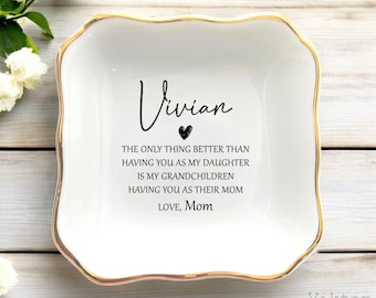 Only Thing Better Than Having You As My Daughter Ring Dish-Personalized Daughter Jewelry Tray-Proud Mom Gift For Daughter-Mothers Day Gifts