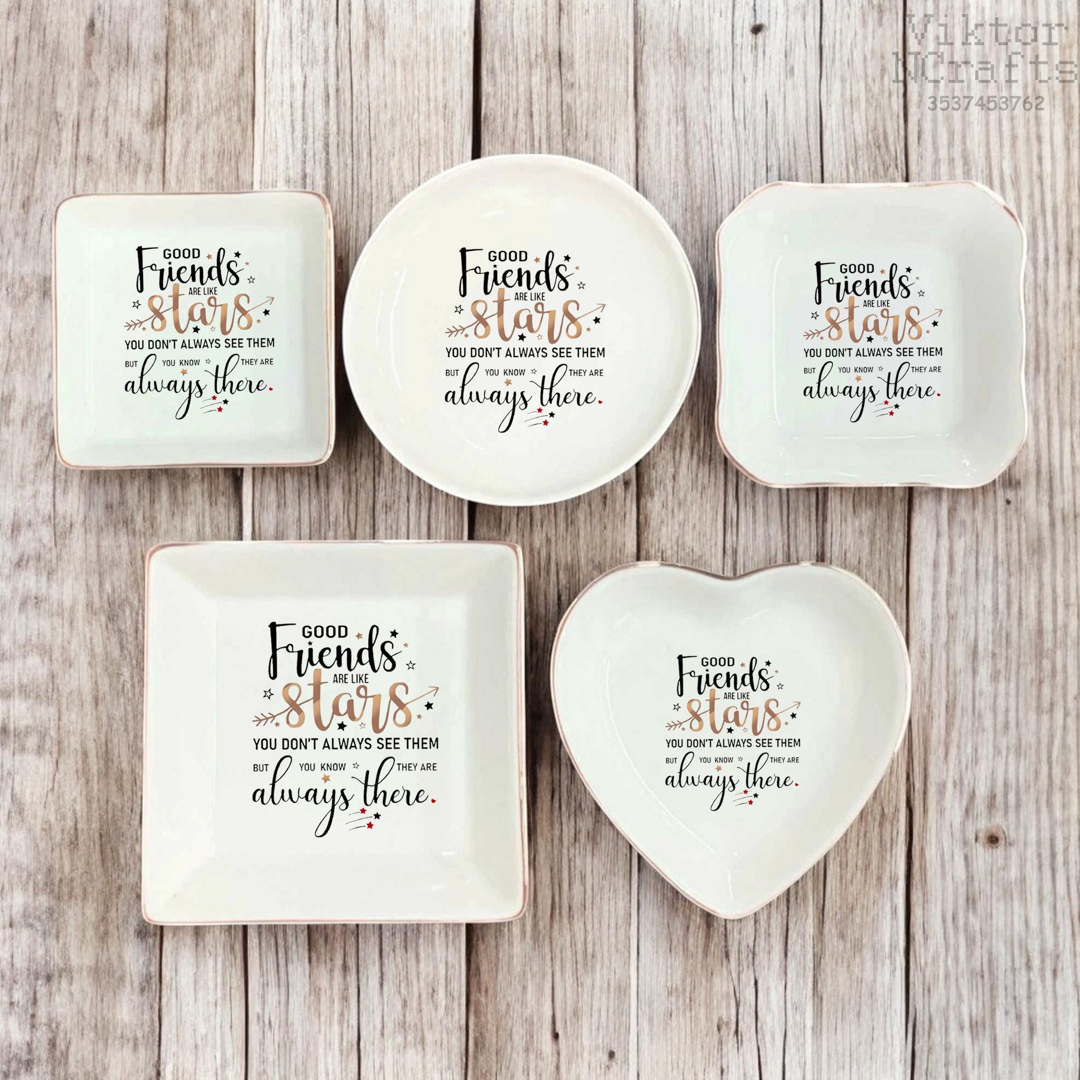Custom Mom Trinket Dish, All That I Am I Owe To You Jewelry Dish