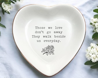 Personalized Memorial Ring Dish-Sympathy Gift for Loss of Loved One-Memorial Gifts-Bereavement Gift
