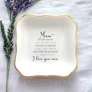 Personalized Mom Jewelry Dish-Mom You Are Special Gift From Above Ring Dish-Mother's Day Gifts For Mom-Mom Birthday Gift Idea-Bonus Mom Gift