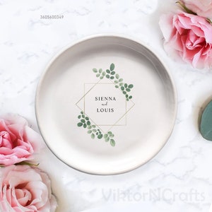 Engagement Ring Dish Wedding Ring Dish Engagement Gift For Couple Wedding Gift For Bride Personalize Ring Holder Dish Ring Dish Wedding