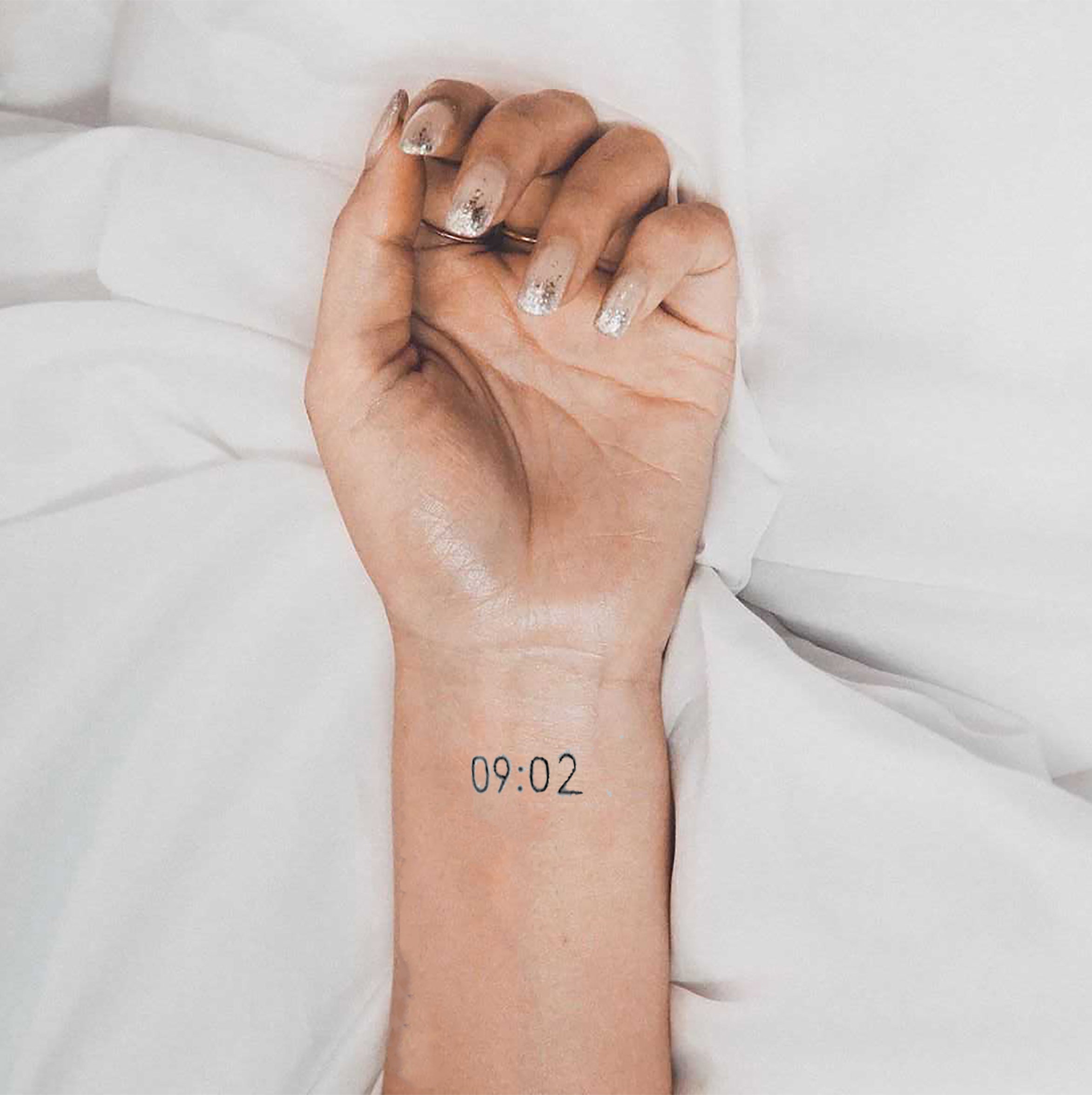 Birth Time Temporary Tattoo Clock Temporary Tattoo Little Etsy.de