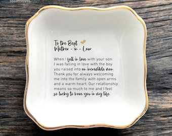 Gepersonaliseerde schoonmoeder cadeau-bruiloft bedankcadeau-moeder van de bruidegom cadeau van bruid