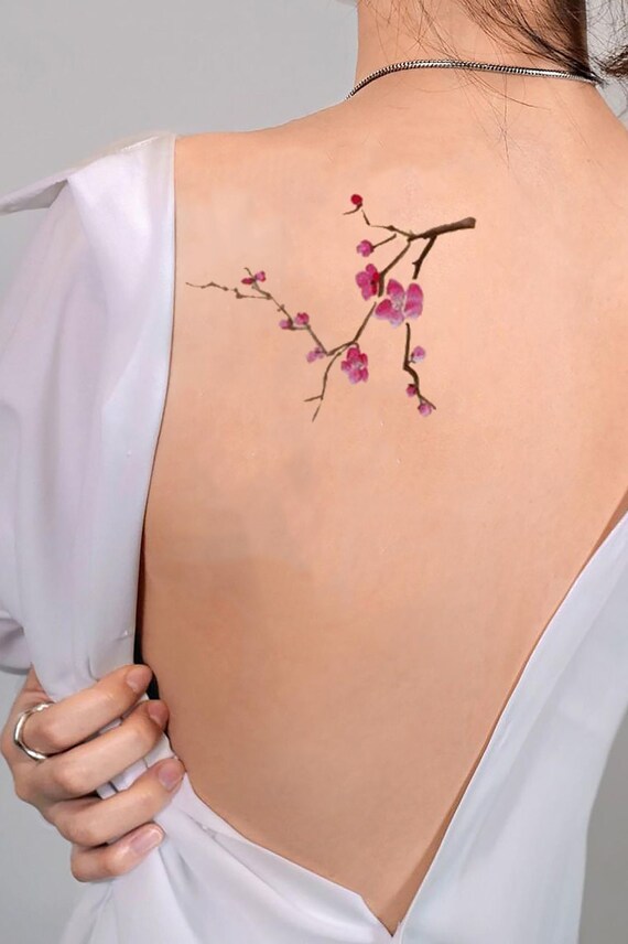 21+ Peach Blossom Tattoo