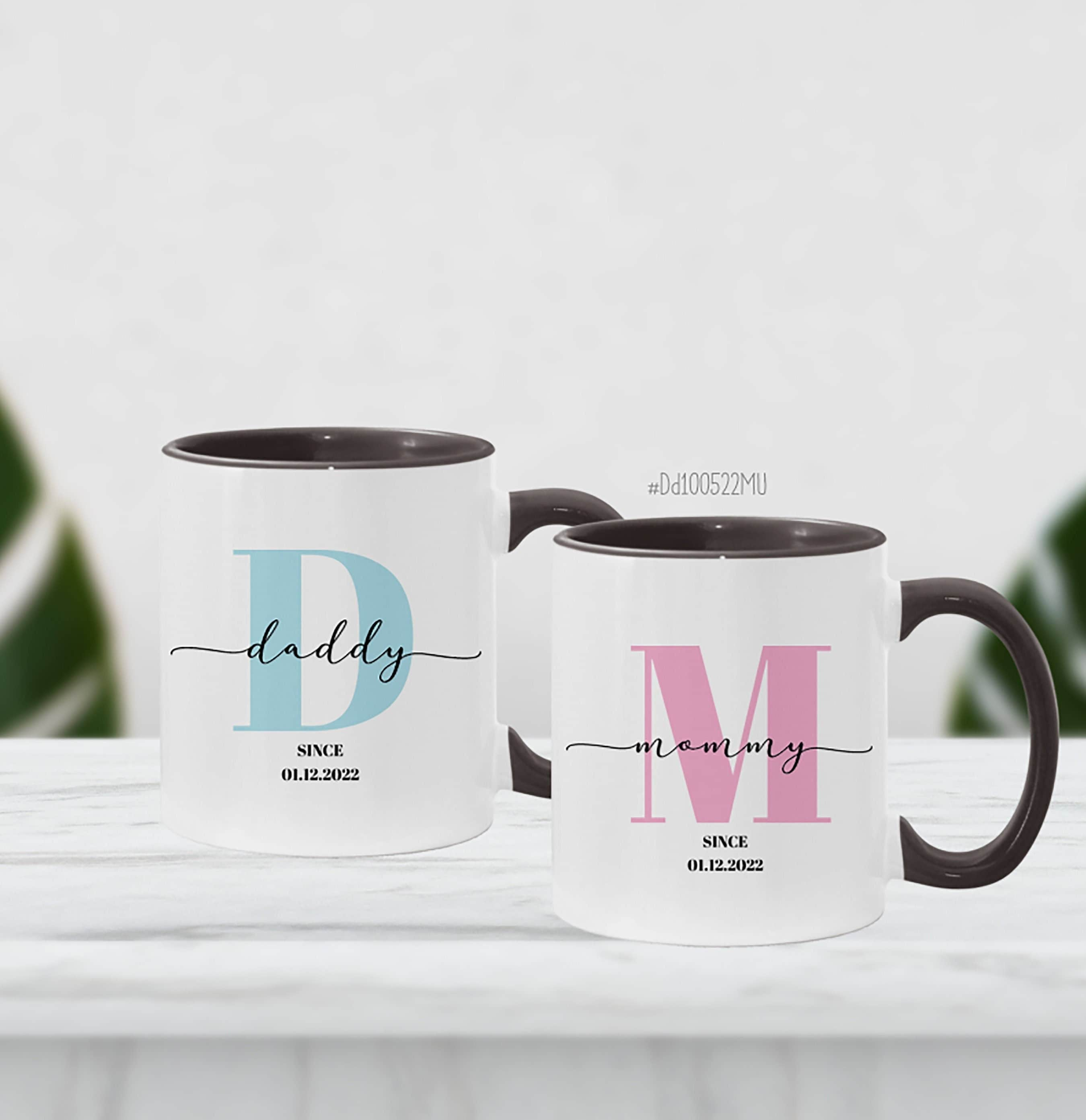  Tazas personalizadas con texto de imagen, taza de café  personalizada con regalos fotográficos para mamá, papá, amante, familia,  diseño de cerámica de 2 caras, regalo de otoño para mejores amigos, padre