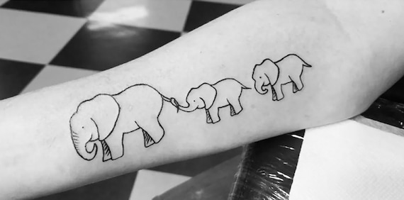 Elephant Portrait Tattoo by JR Outlaw  Iron Palm Tattoos  Body Piercing