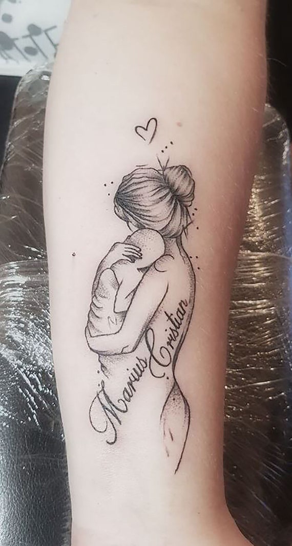 Tatouage temporaire mère enfants / tatouage mère fille -  Canada