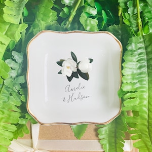 Engagement Ring Dish Wedding Ring Dish Engagement Gift For Couple Wedding Gift For Bride Personalize Ring Holder Dish Ring Dish Wedding