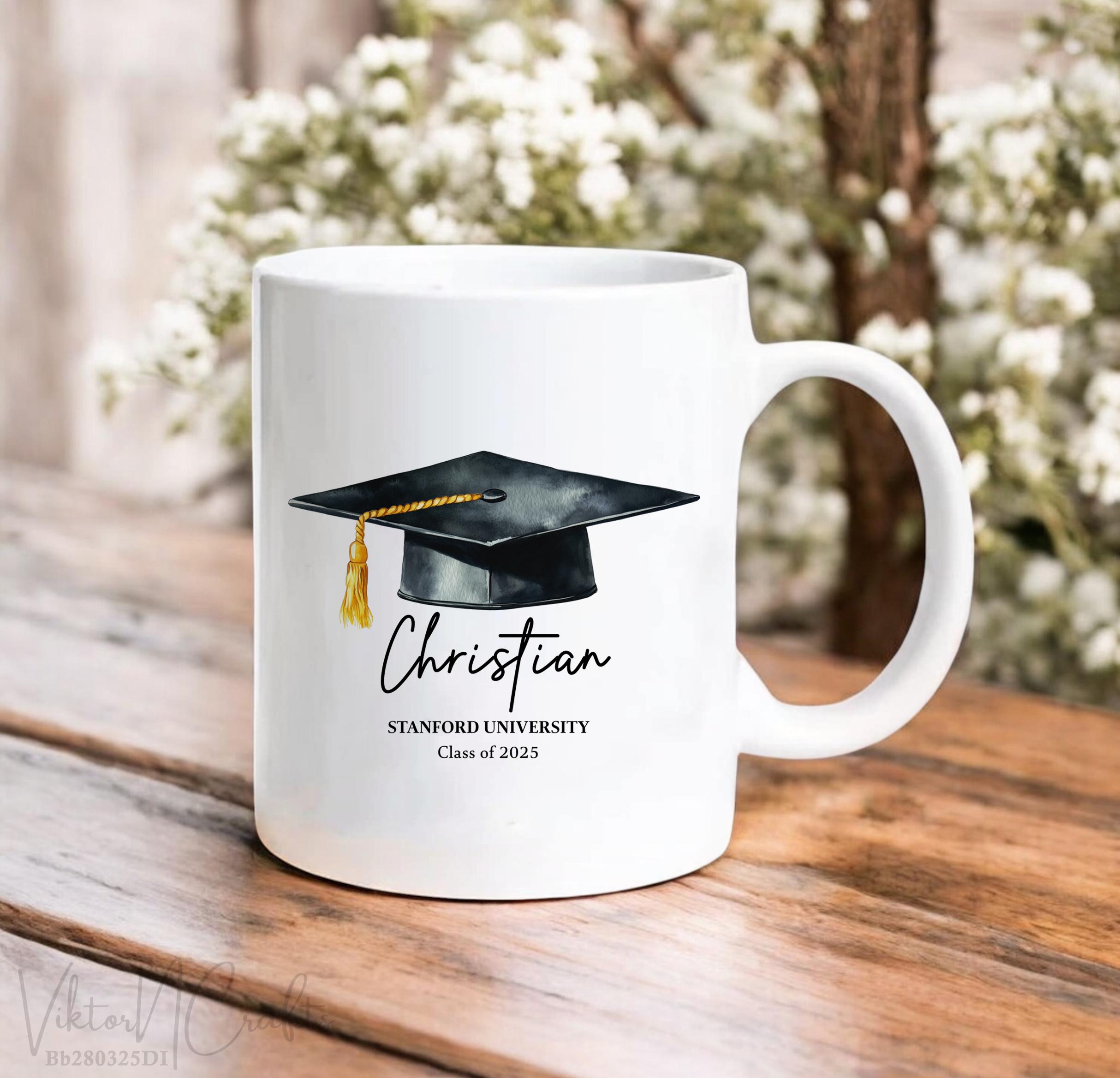 Graduation Gifts For Daughter-Class Of 2025-Personalized Graduation Ring Dish-Customized Degree Bachelor Master MBA PHD Congratulation Gifts