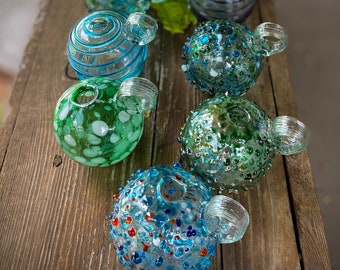 ON SALE! Glass Hummingbird Feeder - Choose your favorite!
