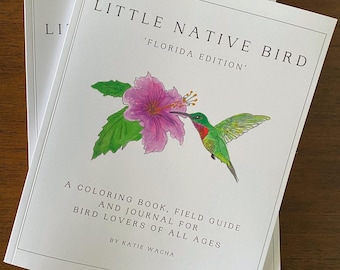 Coloring Book, Field Guide & Birding Journal - Florida Edition