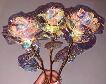 Artificial Colorful Galaxy Rose | Mother Day Gift Day Gift | Beautiful Unique Gift