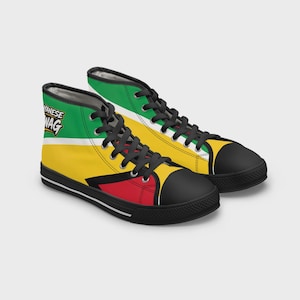 Guyana Flag Women's High Top Sneakers
