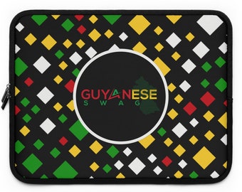 Guyanese Swag Ice Gold Green Floral Laptop Sleeve — Sabharwal GRP (Havoc  Market)