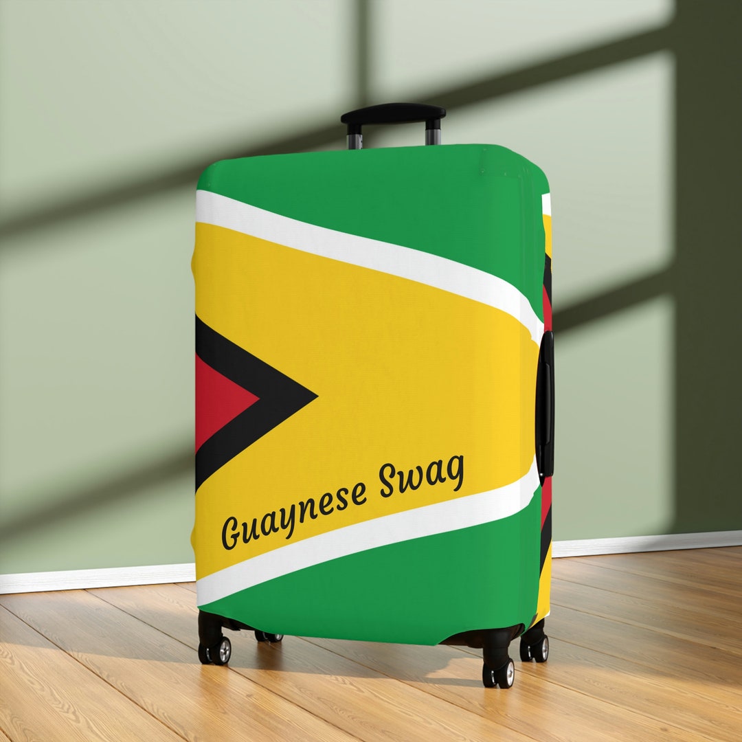Guyana Flag Luggage Cover Etsy