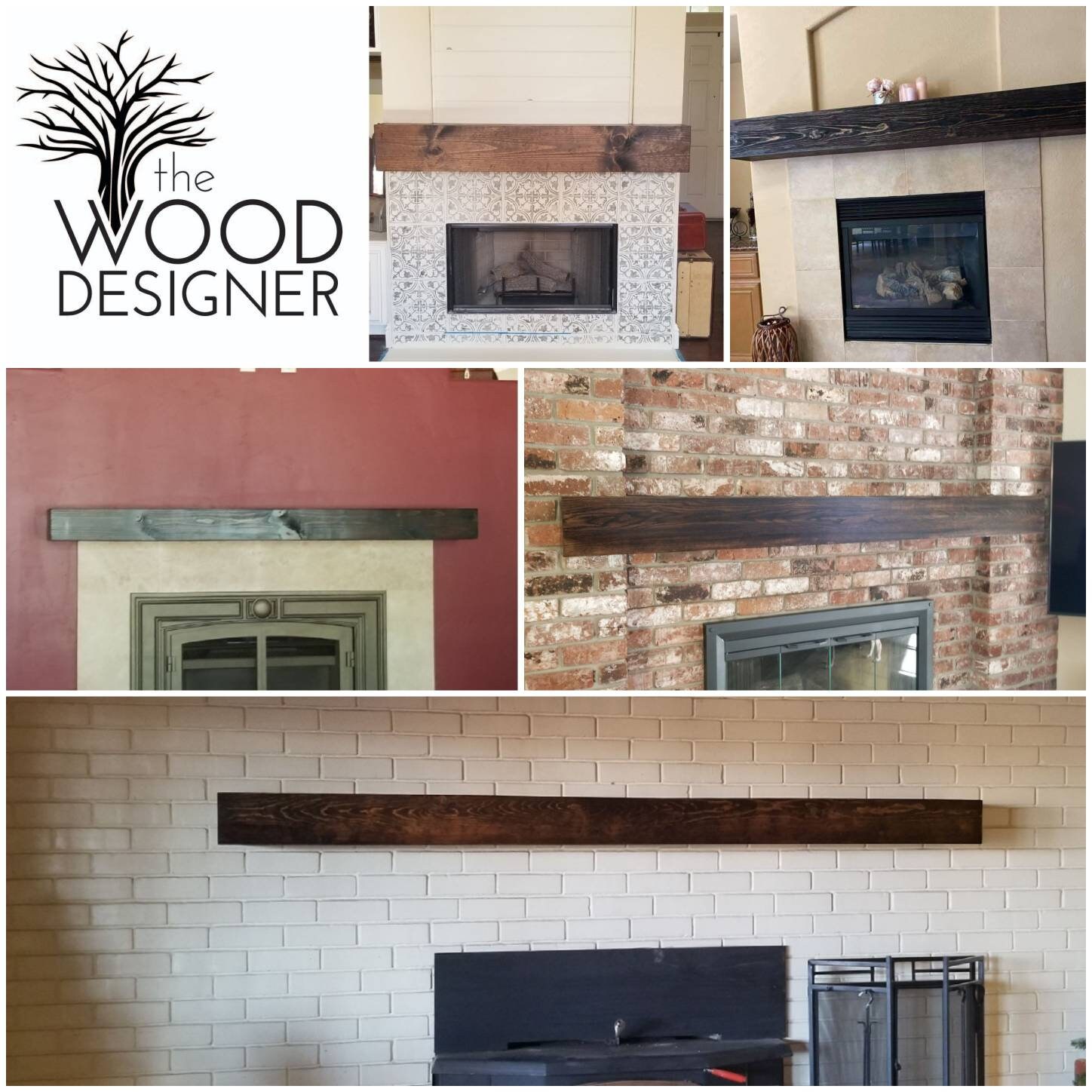 Solid Wood Faux Beam Mantel (free Shipping) - Etsy