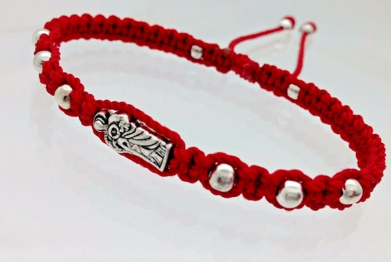 Pulsera Roja De San Para Etsy España