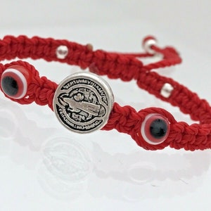 Pulsera Roja De San Benito Para Bebe Evil Eye Saint Benedict Baby Bracelet