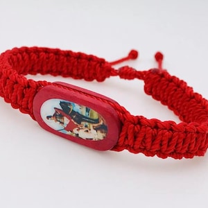 Pulsera roja de San Martín Caballero Para protección y negocios