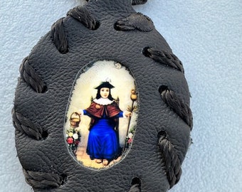 escapulario del santo niño de atocha color negro