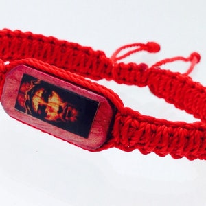 La Sangre De Cristo Pulsera Hecha A Mano Doble Lado