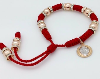 Pulsera Roja Con De San Benito A Para - Etsy España