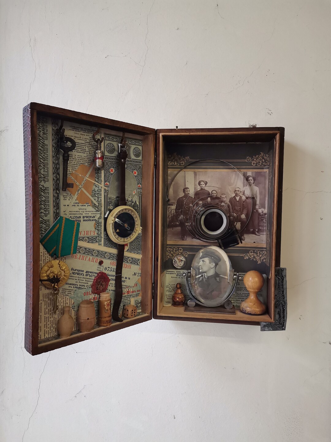 Shadow Box Wooden Rustic Authentic Wall Hanging Rustic Etsy