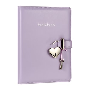 Heart Lock Journal for Girls With