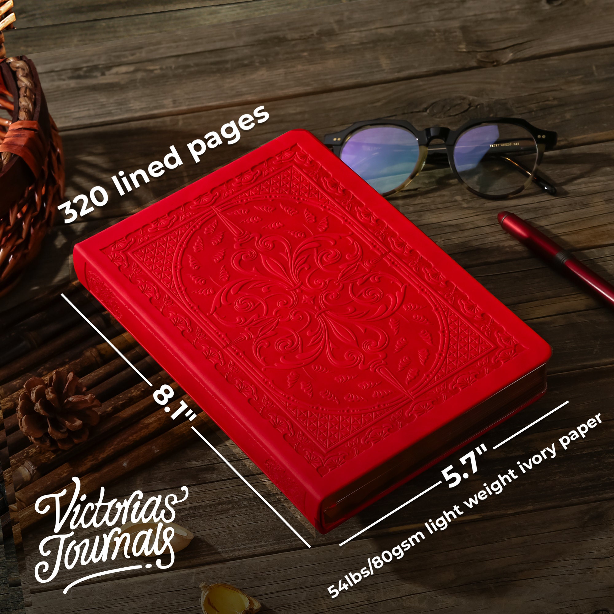 ✧1点物✧vintage victorian✧journal note book Victoria's Journals Vintage Style Diary for Men and Women