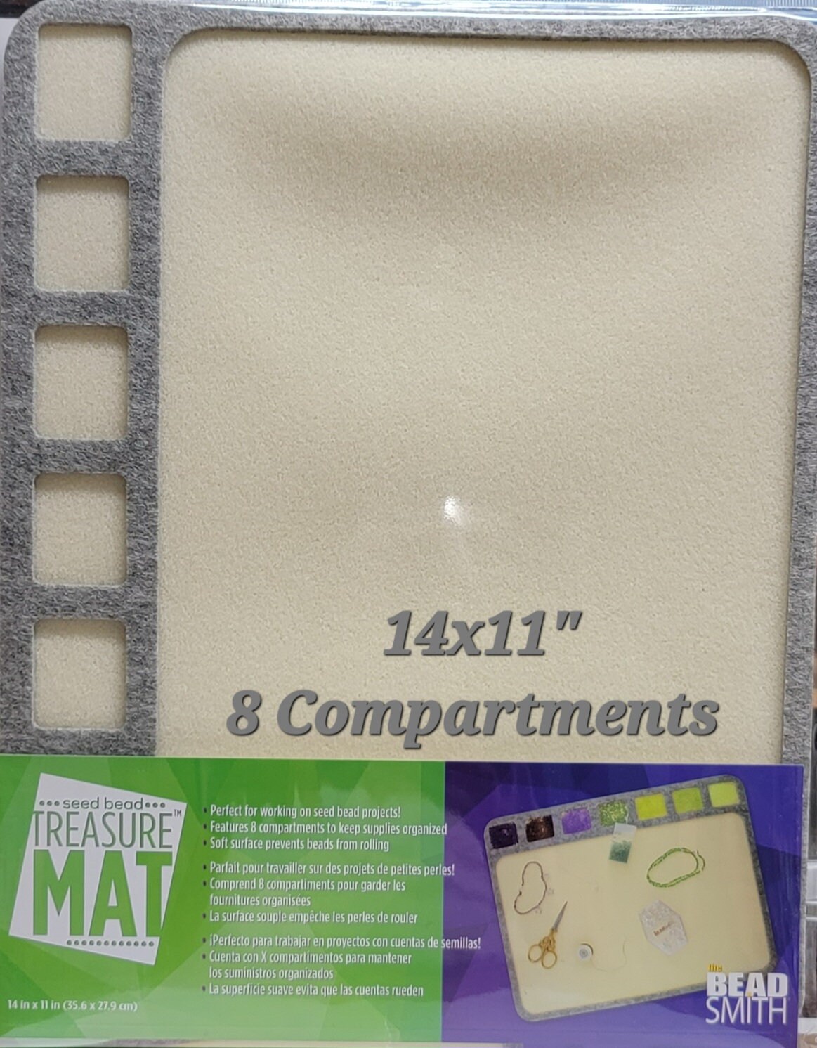 Bead Mats With Compartments for Keeping Beads Separated 2 Etsy