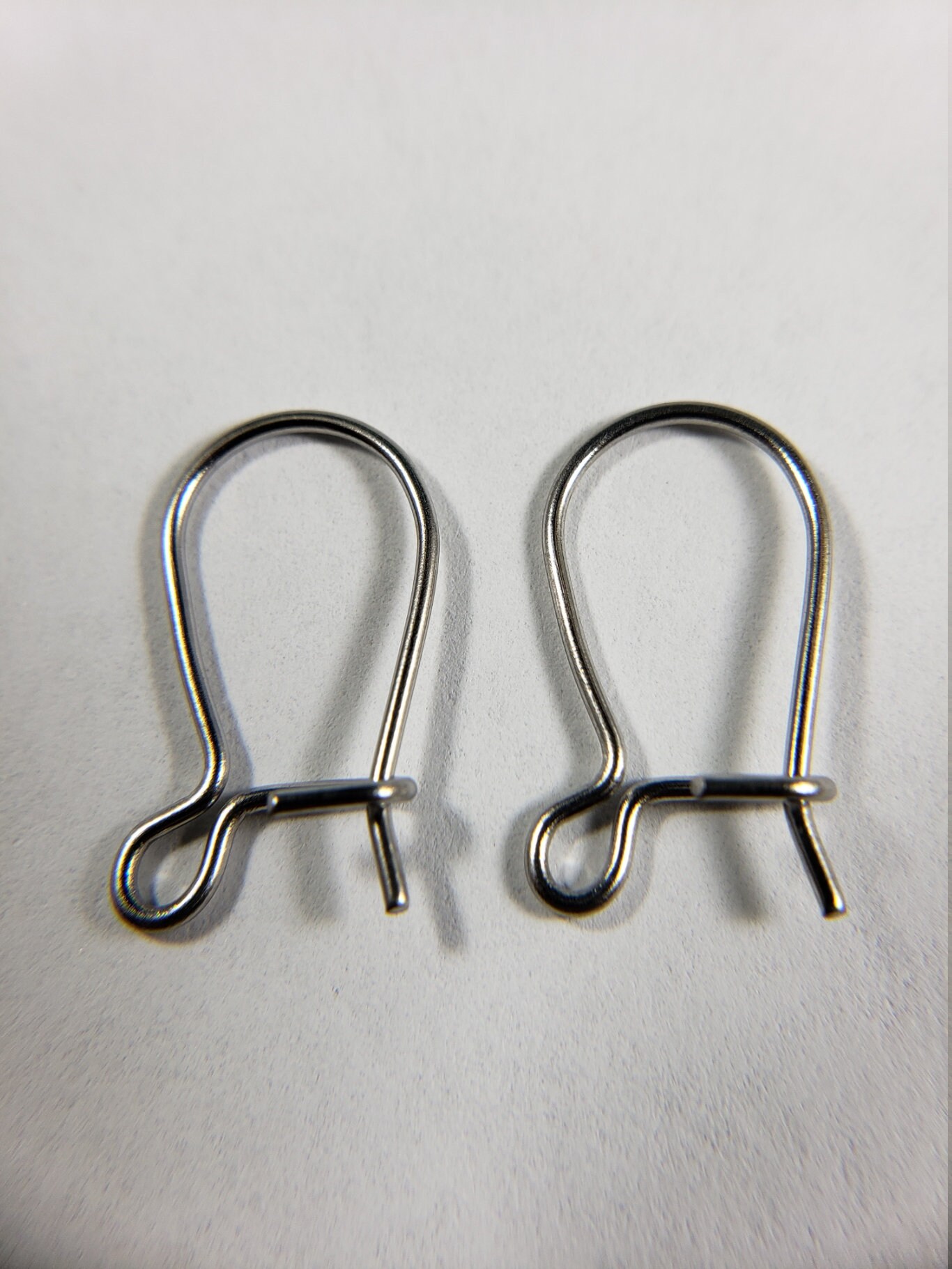 Kidney Earring Hooks 18mm 20 Gauge 10 Pair 20 Pieces Etsy UK