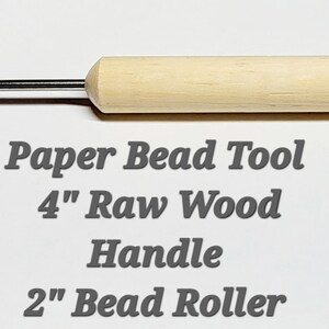 Professional Paper Bead Roller Tool for Making Beads, Double Ended  Interchangeable With 4 Sizes of Roller, Easy to Use, 1 Roller 4 Sizes 