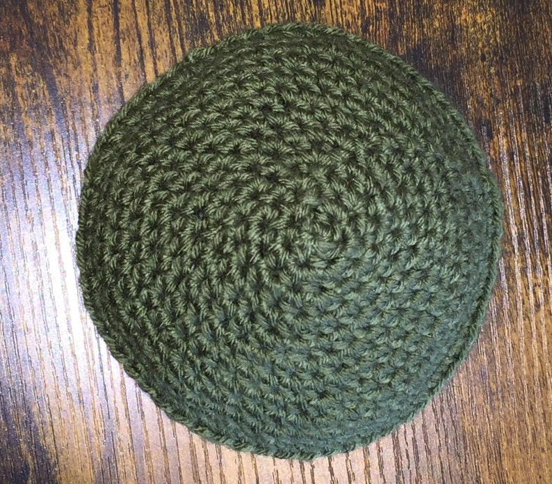 Crochet Pattern Kippah / Yarmulke / US Terminology / Flexible Sizing Etsy
