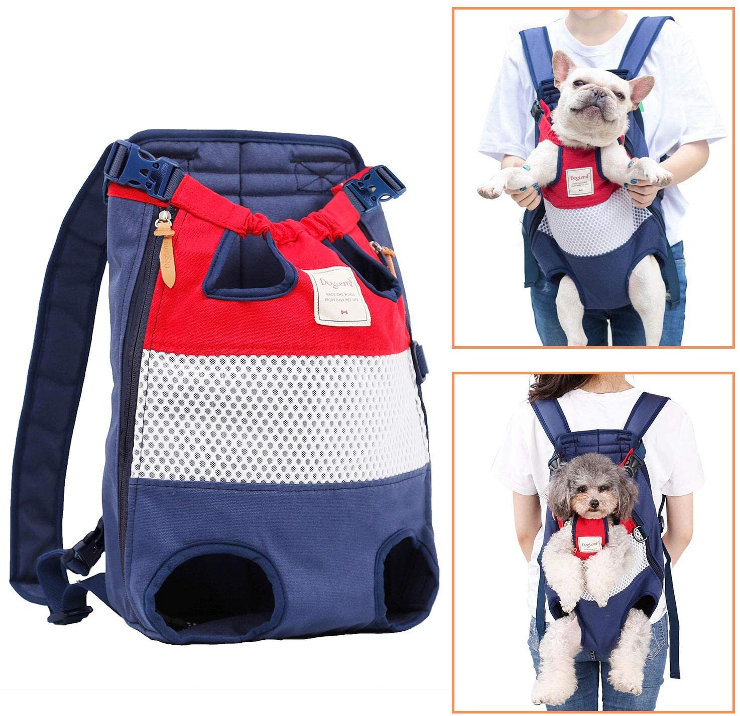 Adjustable Dog Carrier Backpacks Legs Out Pet Carrier Etsy