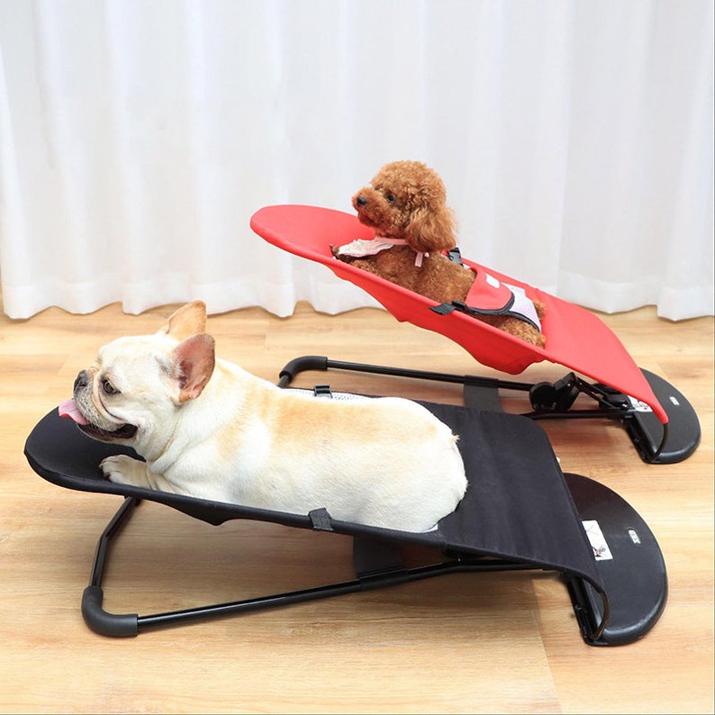 Adjustable Portable Folding Elevate Pet Dog Bed Rocking Chair Etsy