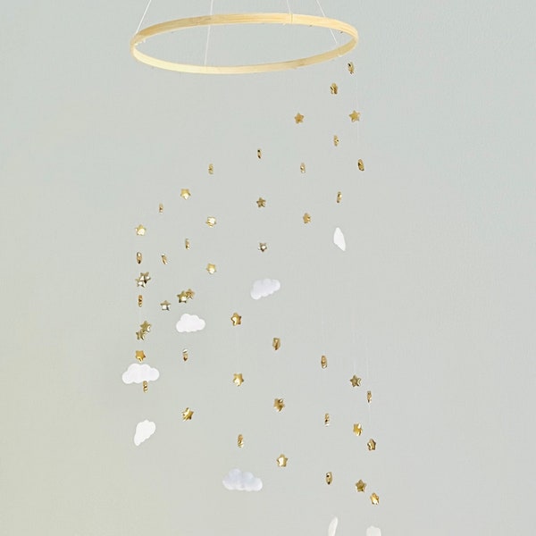 Cloud Baby Mobile Etsy