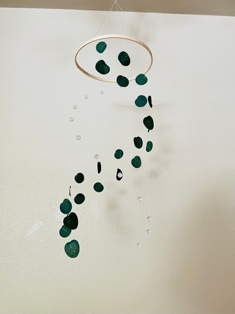 Eucalyptus Mobile Eucalyptus Baby Mobile Greenery Mobile Etsy