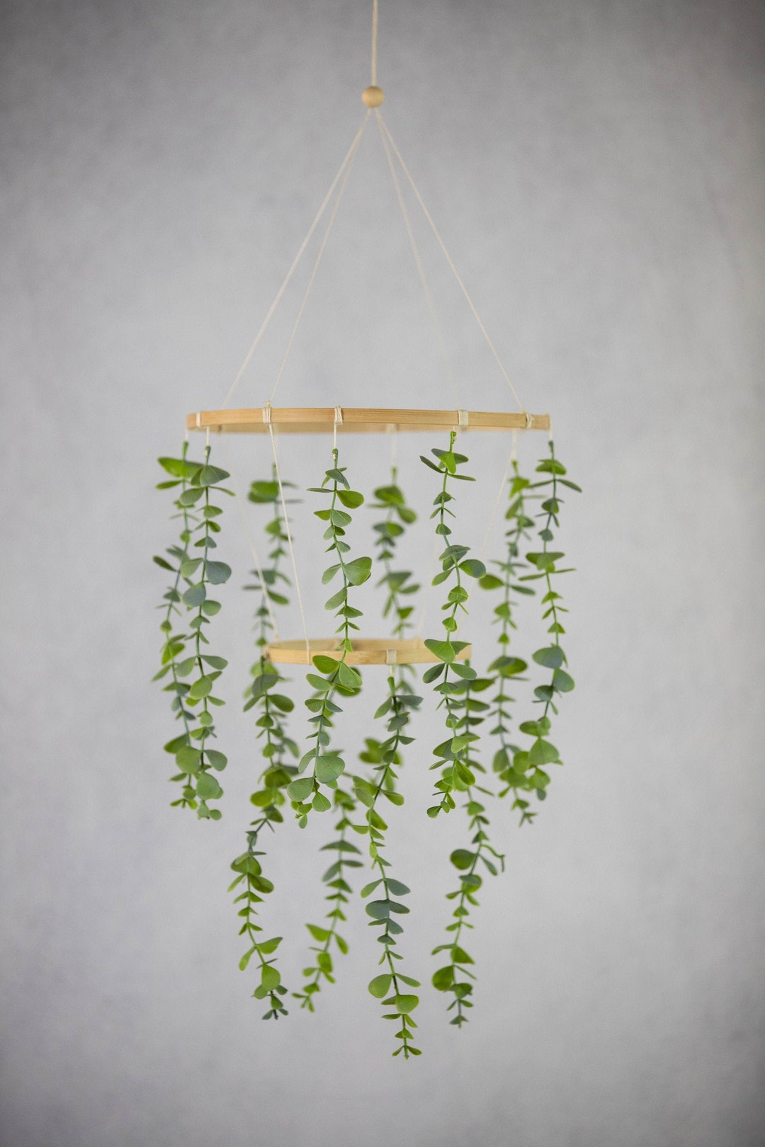 Eucalyptus Mobile, Greenery Mobile, Boho Mobile, Leaf Mobile, Baby Crib