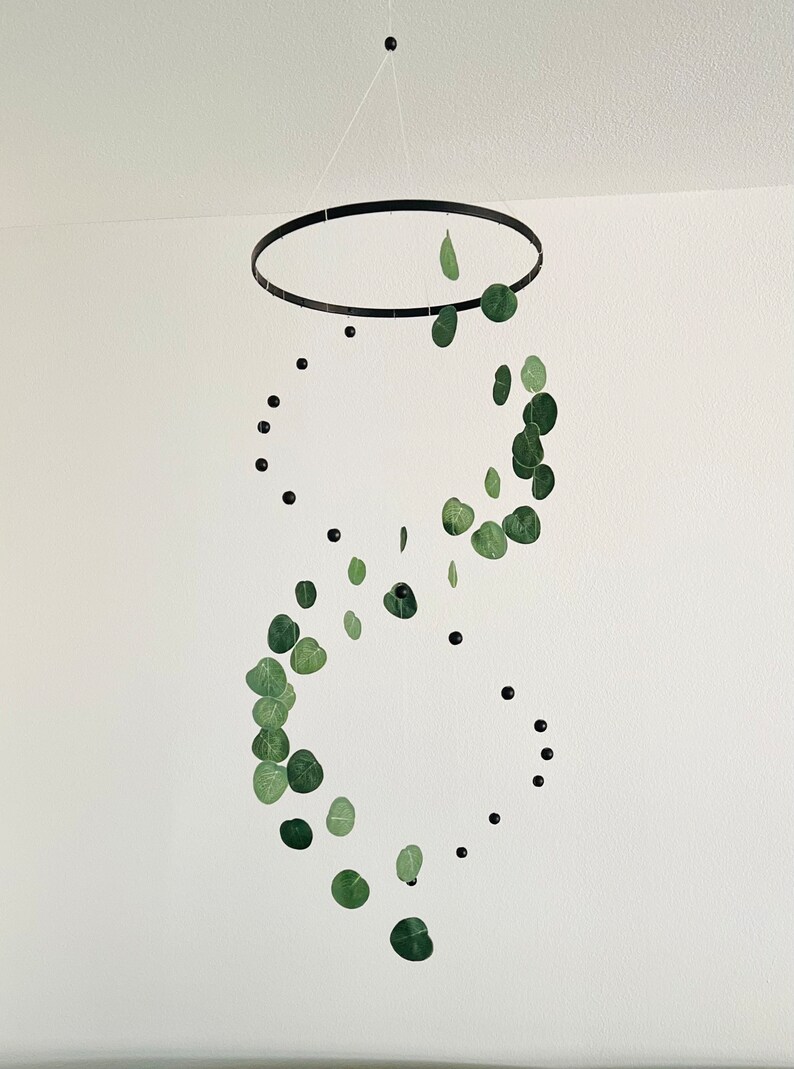 Eucalyptus Mobile Eucalyptus Baby Mobile Greenery Mobile Etsy