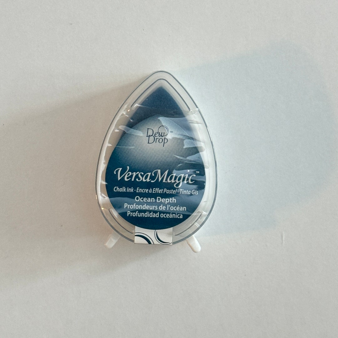 Versa Magic Dew Drop Chalk Ink Stamp Pad Red Brick Ocean Depth Niagara